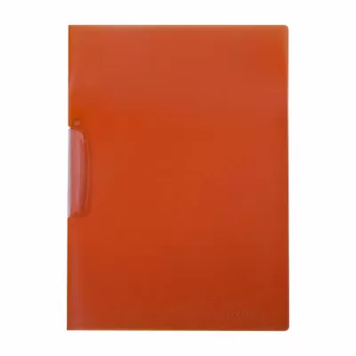 Mapa plastic cu clips A4, Ro&#351;u, DACO MP540R-img