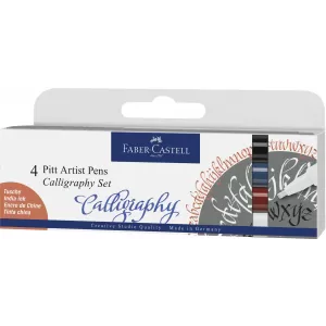 Pitt artist pen set caligrafic 4 buc Faber-Castell-1-IMG-nav