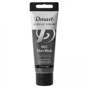 Culori acrilice profesionale, 75 ml, negru Marte Dmast by Pebeo-1-IMG-nav