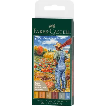 Pitt artist pen set 6 buc culori toamna 2022 Faber-Castell-1