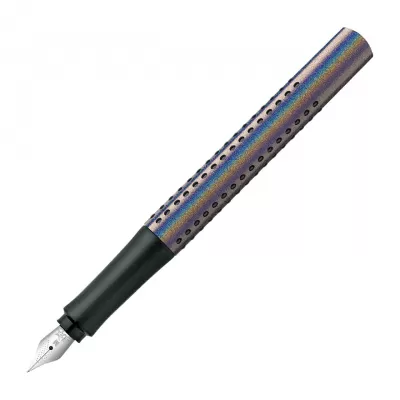 Stilou grip 2011 glam silver m Faber-Castell-img