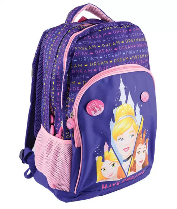 Ghiozdan scolar fete mov, licenta Disney Printese, clasele 1-4, Pigna-2-IMG-slider