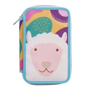 Penar cu 3 fermoare echipat cu 45 piese, imprimeu animale Carioca-3-IMG-nav