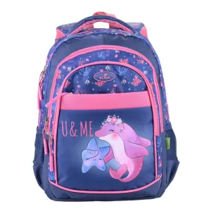 Ghiozdan 41 cm, clasele 0-2, delfin Ecada 614010-1-IMG-nav