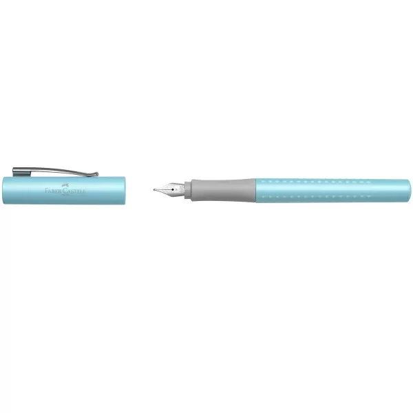 Stilou Faber-Castell Grip 2011, pearl turcoaz, penita F-2-IMG-slider