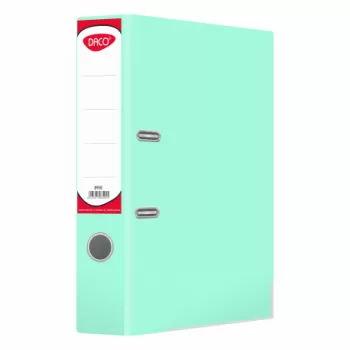 Biblioraft plastifiat turcoaz deschis, 75 mm, Daco-1