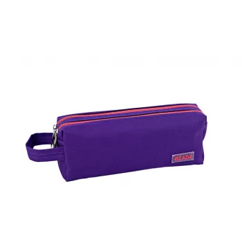 Penar tip borseta uni mov, 2 fermoare Ecada 786026M-1