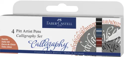 13-Pitt-artist-pen-set-caligrafic-4-buc-Faber~Castell