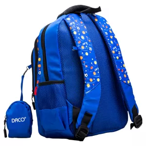 Ghiozdan şcolar băieţi, imprimeu mingi Let’s Play, clasa pregătitoare, 38 cm Daco GH381-2-IMG-nav