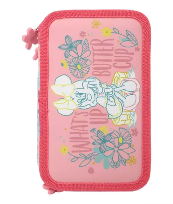 Penar fete cu 3 fermoare, neechipat, roz, Minnie Mouse Pigna-1-IMG-slider