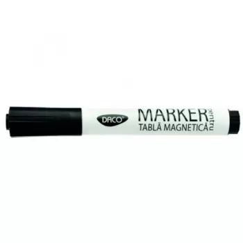 Marker tablă magnetică DACO negru MK230N-1