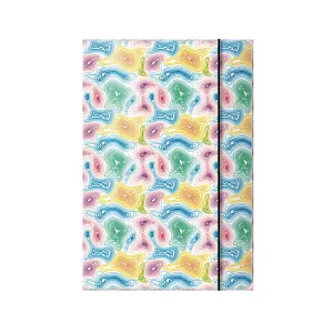 Mapa din carton laminat cu elastic, Colorful Waves-1-IMG-nav