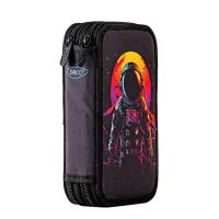 Penar copii cu 2 fermoare, echipat 37 piese, Astronaut Daco PE2006E-2-IMG-slider-mobile