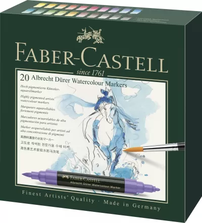 Set 20 markere solubile a.durer Faber-Castell-img