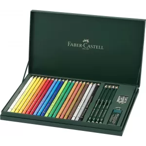 Set cadou 20 creioane colorate Polychromos si 4 creioane grafit Fabber-Castell-2-IMG-nav