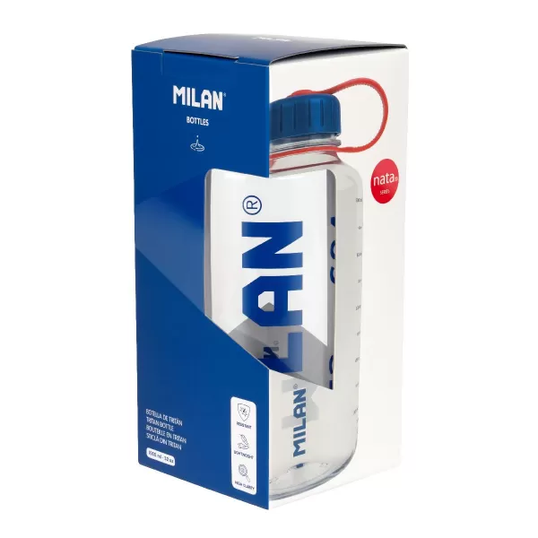 Sticla de apa din tritan, 1000 ml, transparenta Milan-2-IMG-slider
