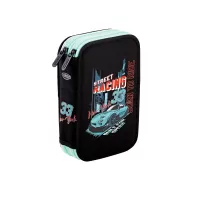 Penar echipat baieti, 2 compartimente, 37 piese, imprimeu curse masini Daco PE258E-1-IMG-slider-mobile