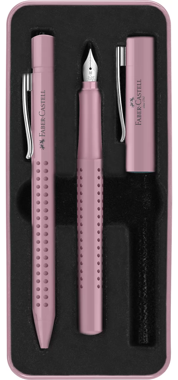 Set stilou si pix roz, Grip 2010 Rose Faber-Castell-1-IMG-slider