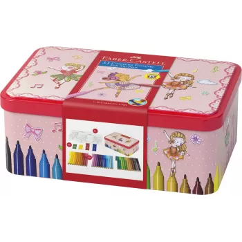 Carioca 33 culori ballerina box connector Faber-Castell-1