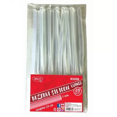 Rezerv&#259; silicon 7 mm 25 cm set 20 RS008 DACO-img
