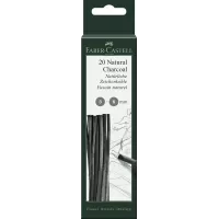 Cutie 20 buc carbune natural pitt monochrome 3-6mm Faber-Castell-1-IMG-slider-mobile