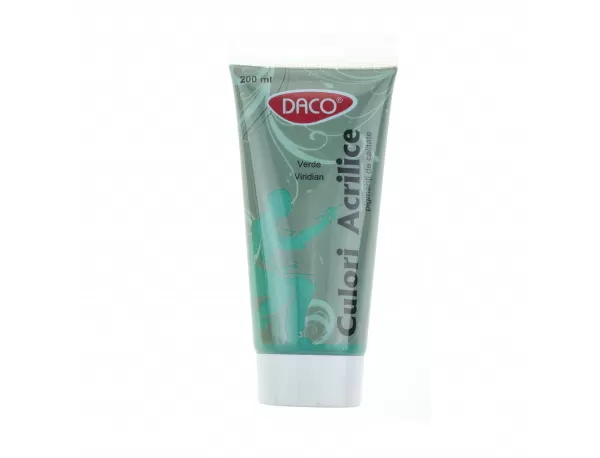 Culori acrilice 200 ml - Verde Viridian - Daco CU3200VV-1-IMG-slider