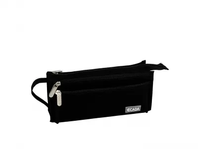 Penar etui negru uni, 3 fermoare Ecada 786615-img