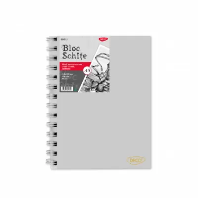 Sketchbook - bloc schite A5, 120g/mp, 80 file DACO BD512-img