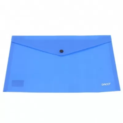 Mapa plastic cu capsa A5 albastra Daco MP125A-img