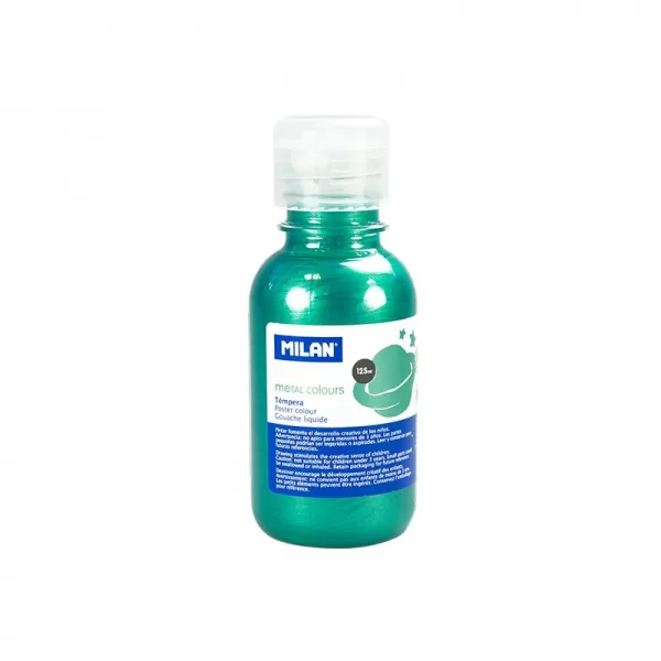 Tempera 125 ml Milan verde Metalizat 033461-1-IMG-slider