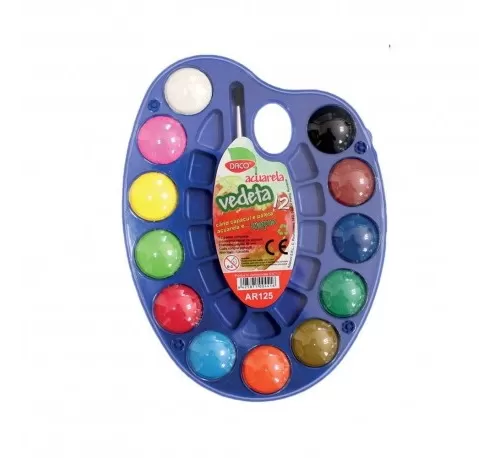 3-Acuarele-paleta-12-culori-Vedeta-DACO-AR125