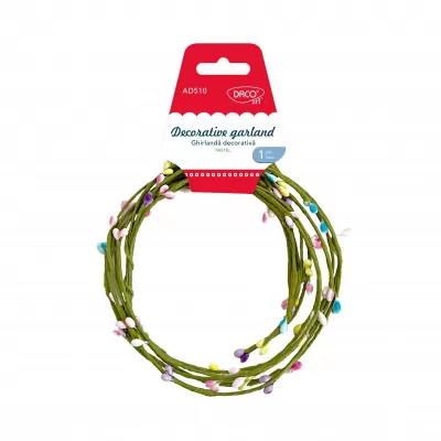 Accesorii craft - ghirlanda decorativa cu matisori Daco AD510-img