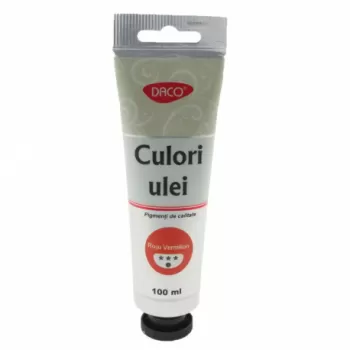 Culori ulei 100 ml DACO Rosu Vermilon CU4100RV-1
