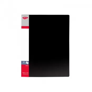 Mapă cu 80 folii DACO negru-1