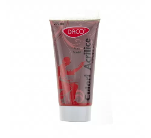 17-Culori-acrilice-200-ml-~-Rosu-Scarlet-~-Daco-CU3200RS