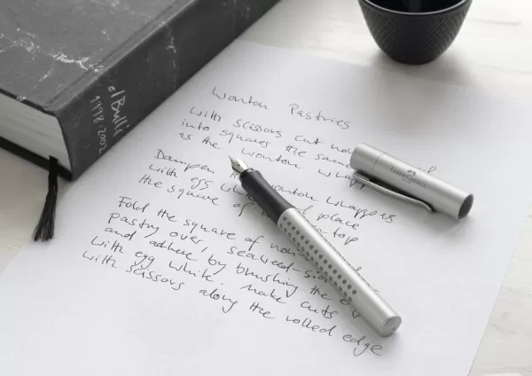 Stilou Faber-Castell Grip 2011 argintiu, penita M-3-IMG-slider