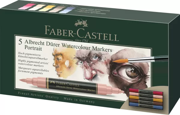 Set 5 markere solubile portret a.durer Faber-Castell-1-IMG-slider
