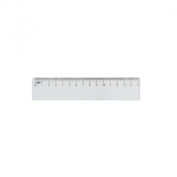 Rigla 15 cm plastic transparent Ark-1
