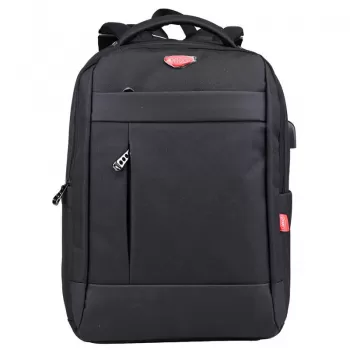 Rucsac laptop negru, 3 compartimente, 45.5 cm Daco GH656-1