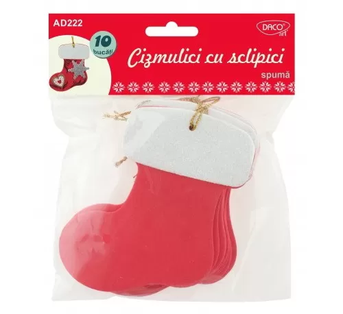 15-Accesorii-craft-~-AD222-Cizmulici-cu-sclipici-spuma-DACO
