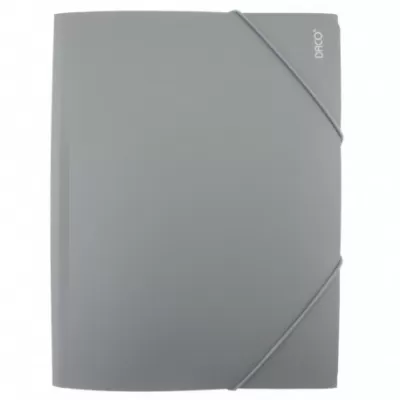 Mapa plastic cu elastic gri Daco MP250GR-img