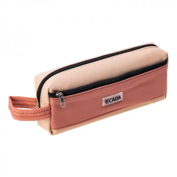 Penar borseta, 2 fermoare, roz, Ecada 78643RZ-1-IMG-slider