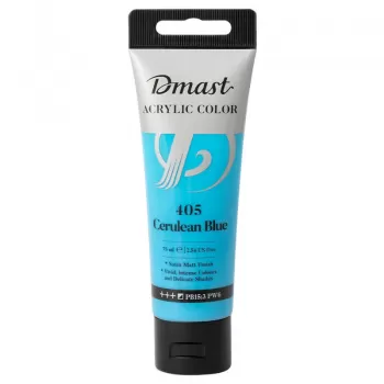 Culori acrilice profesionale, 75 ml, albastru ceruleum Dmast by Pebeo-1