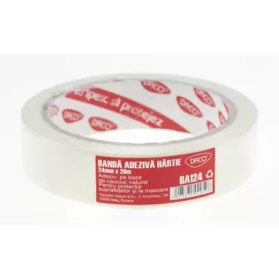 Banda adeziva de hartie 24/20 Daco BA124-img