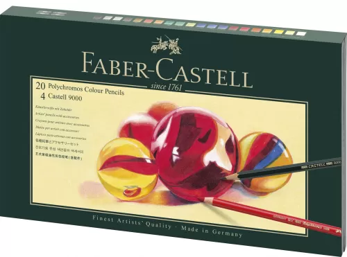 21-Set-cadou-20-creioane-colorate-Polychromos-si-4-creioane-grafit-Fabber~Castell