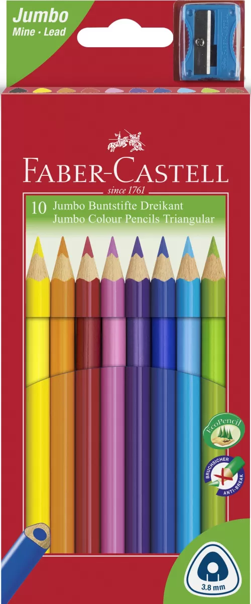 4-Creioane-colorate-jumbo-10-culori-+-ascutitoare-Faber~Castell