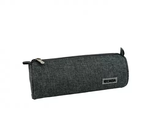 11-Penar-borseta-rotund_-gri-uni_-1-fermoar-Ecada-786612GR