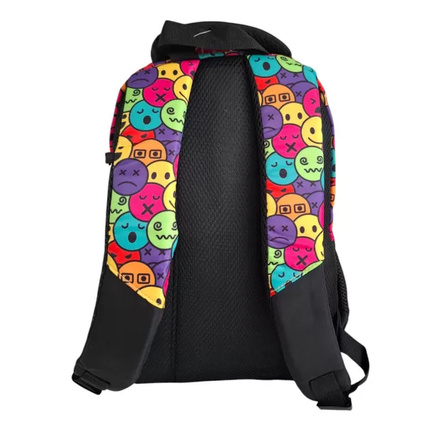 Ghiozdan clasa 0, negru imprimeu Emoji, 38 cm Daco GH3016-3-IMG-slider