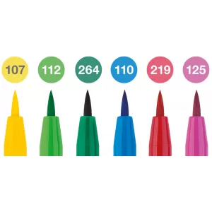 Pitt artist pen set 6 buc culori primavara 2022 Faber-Castell-2-IMG-nav