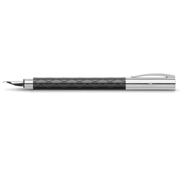 Stilou Faber-Castell Ambition Rhombus negru, penita M-2-IMG-slider